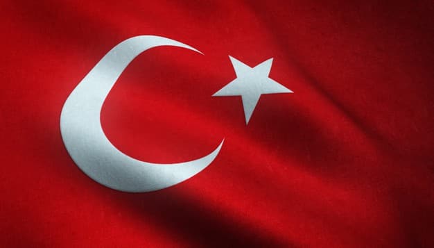 closeup shot waving flag turkey with interesting textures 181624 11233